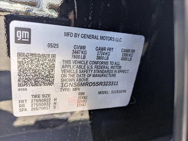 new 2025 Chevrolet Tahoe car, priced at $64,906