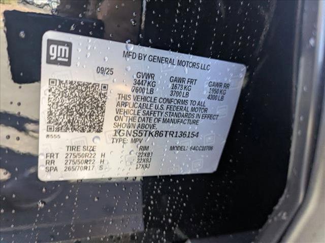 new 2026 Chevrolet Tahoe car, priced at $81,790