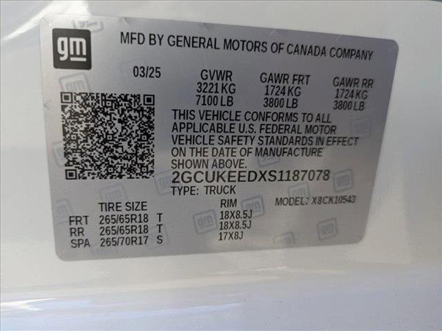 new 2025 Chevrolet Silverado 1500 car, priced at $53,725