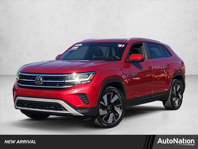used 2021 Volkswagen Atlas Cross Sport car, priced at $21,512