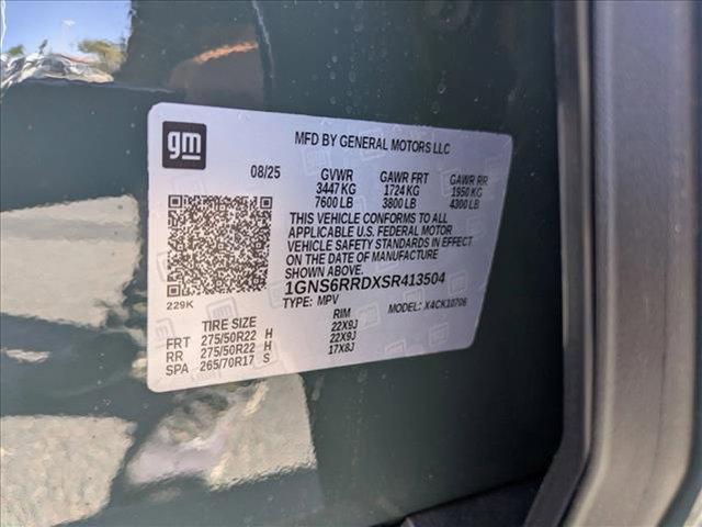 new 2025 Chevrolet Tahoe car, priced at $77,134