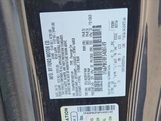 used 2015 Ford Mustang car, priced at $22,871