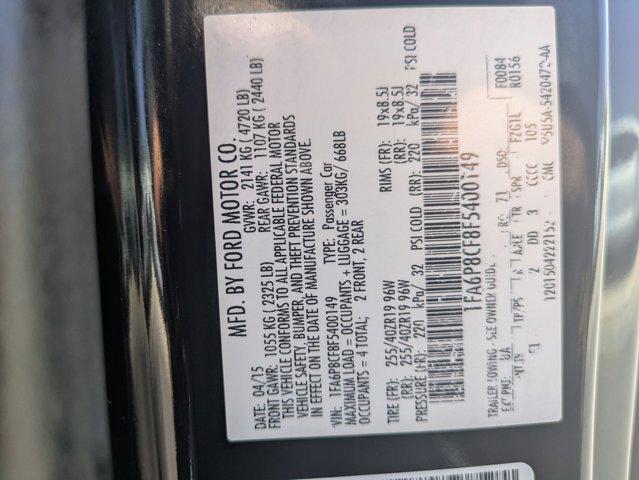 used 2015 Ford Mustang car, priced at $22,871