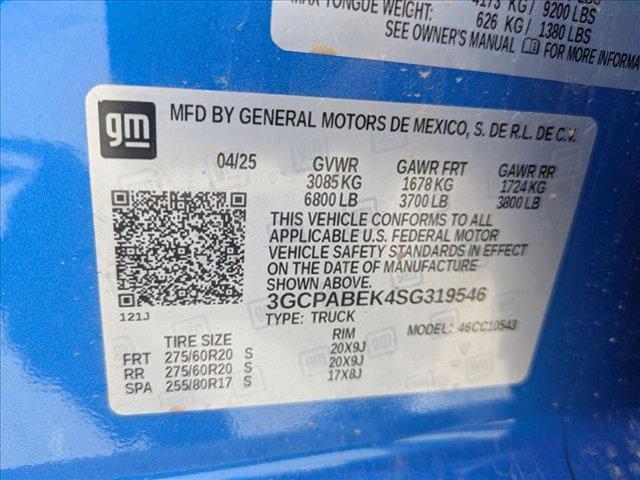 new 2025 Chevrolet Silverado 1500 car, priced at $37,703