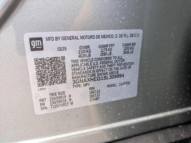 new 2025 Chevrolet Equinox car, priced at $33,553