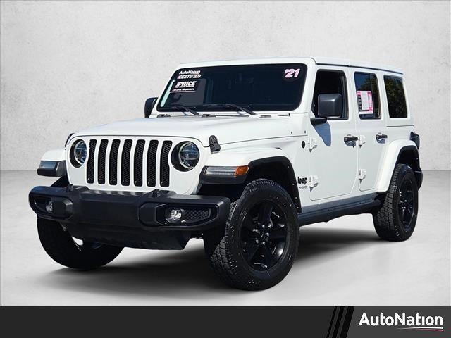 used 2021 Jeep Wrangler Unlimited car, priced at $29,498