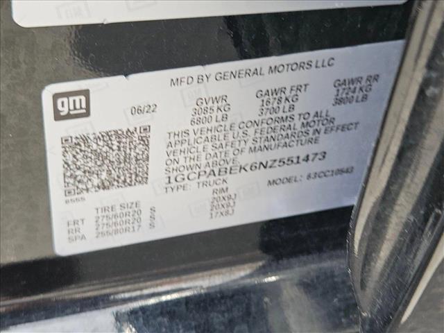 used 2022 Chevrolet Silverado 1500 car, priced at $33,771