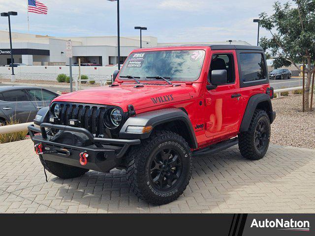 used 2021 Jeep Wrangler car, priced at $27,311