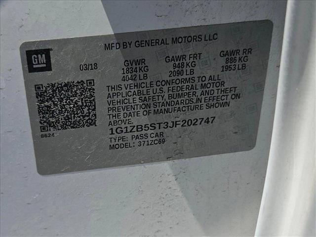 used 2018 Chevrolet Malibu car, priced at $12,498