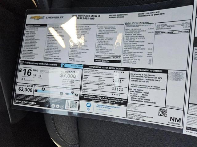 new 2025 Chevrolet Silverado 1500 car, priced at $53,349