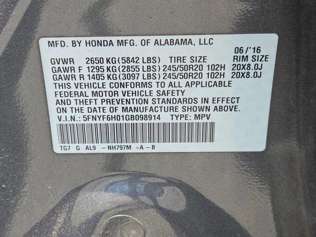 used 2016 Honda Pilot car, priced at $15,771