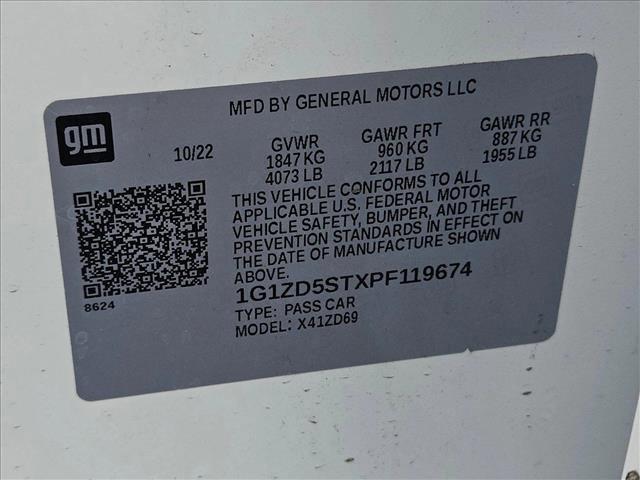 used 2023 Chevrolet Malibu car, priced at $18,229