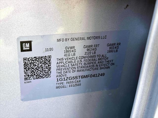used 2021 Chevrolet Malibu car, priced at $14,789