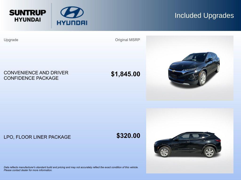 used 2020 Chevrolet Blazer car, priced at $18,565