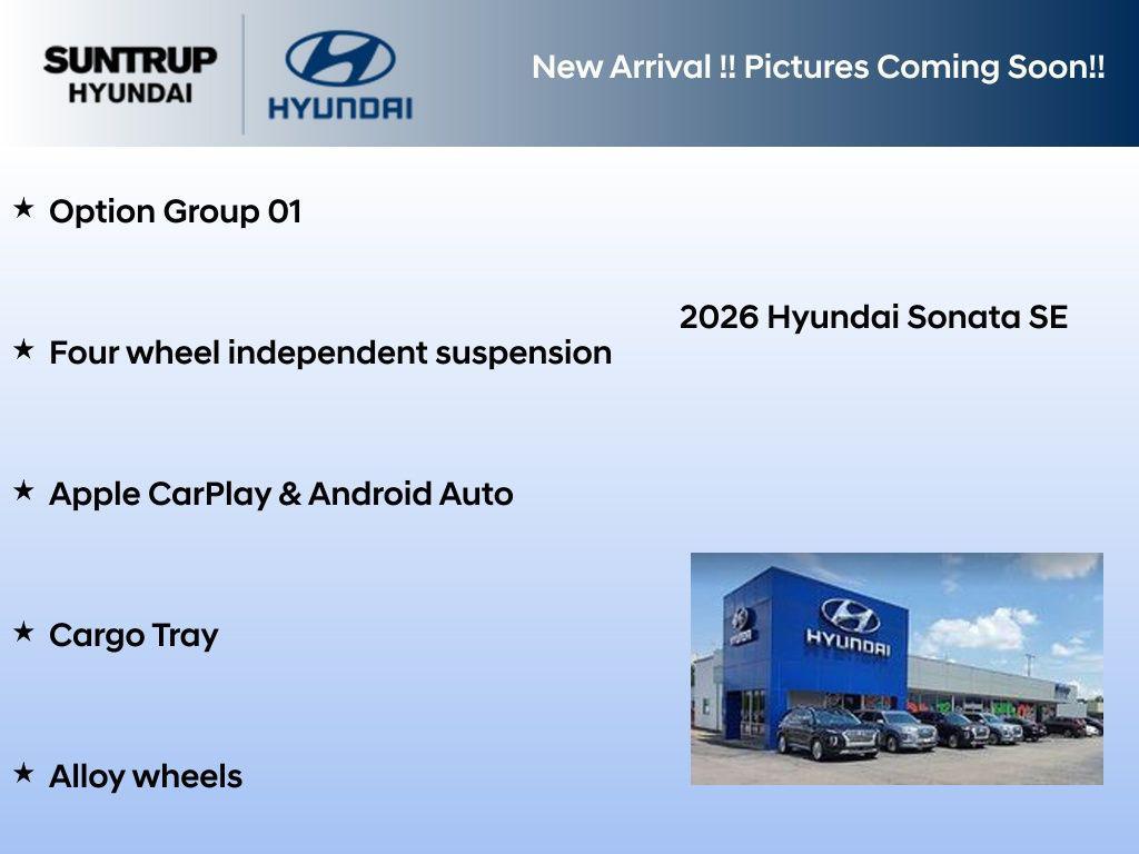 new 2026 Hyundai Sonata car, priced at $28,497