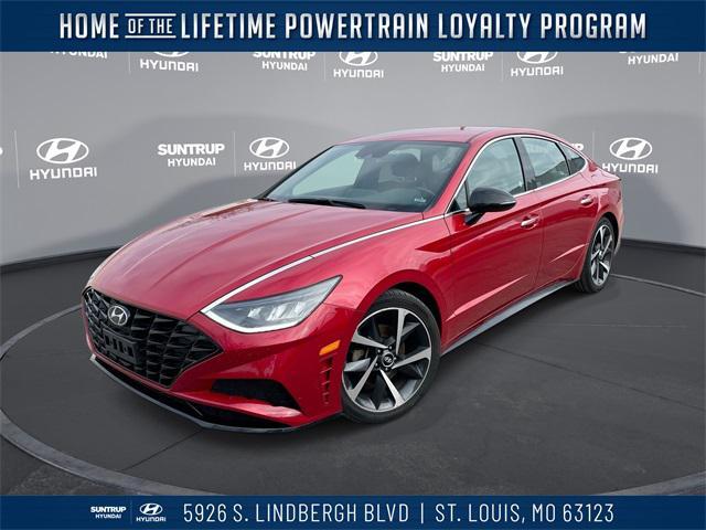 used 2021 Hyundai Sonata car, priced at $17,905