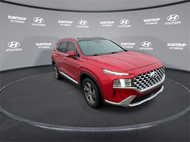 used 2021 Hyundai Santa Fe car, priced at $24,487