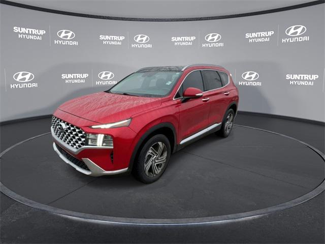 used 2021 Hyundai Santa Fe car, priced at $24,487