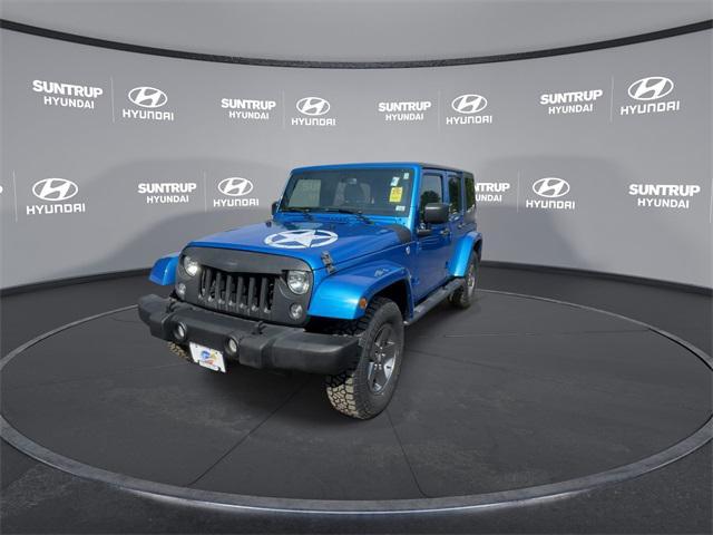 used 2015 Jeep Wrangler Unlimited car, priced at $15,593