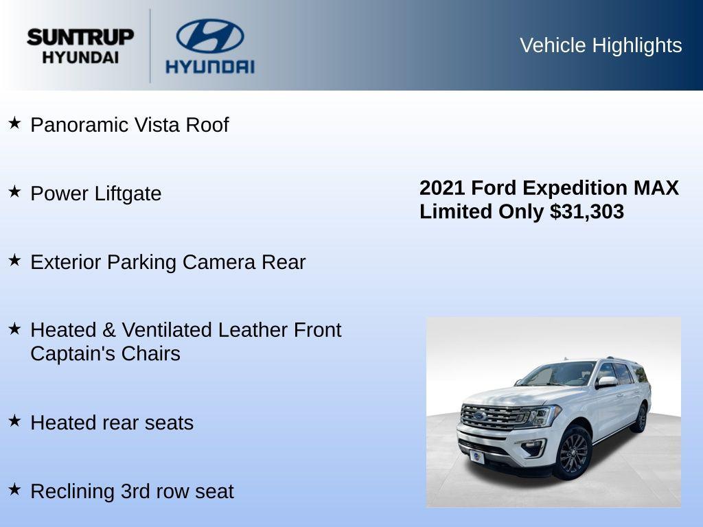 used 2021 Ford Expedition Max car, priced at $31,303