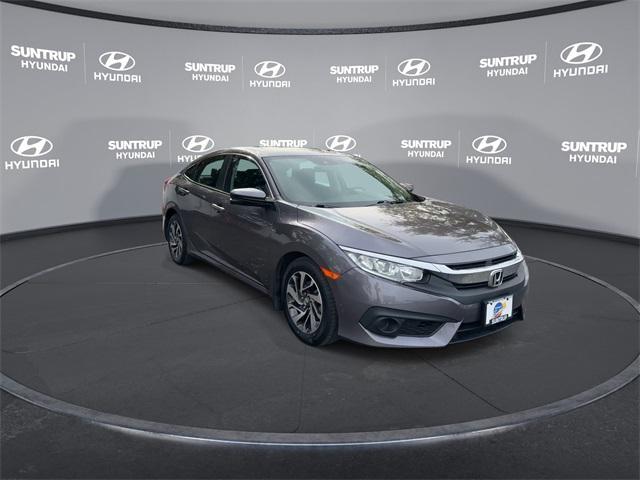 used 2018 Honda Civic car, priced at $19,495