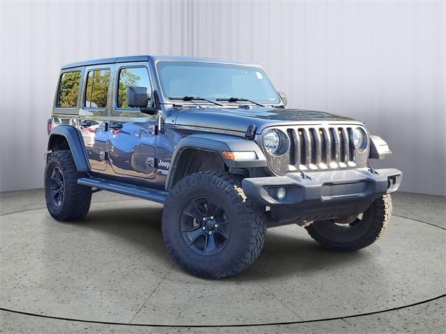 used 2018 Jeep Wrangler Unlimited car, priced at $19,090