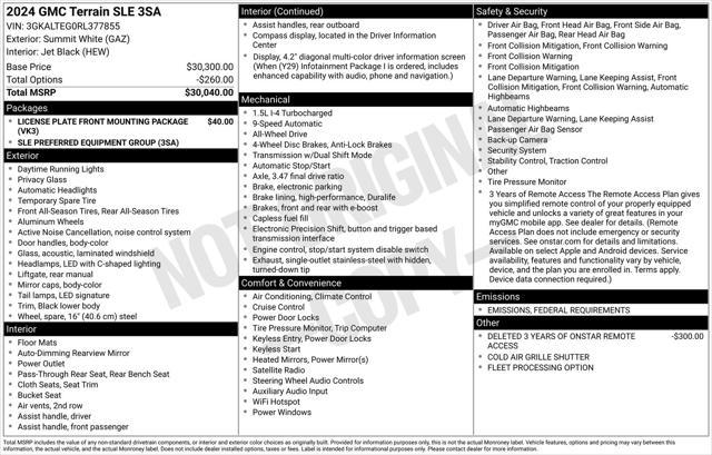 used 2024 GMC Terrain car, priced at $27,888