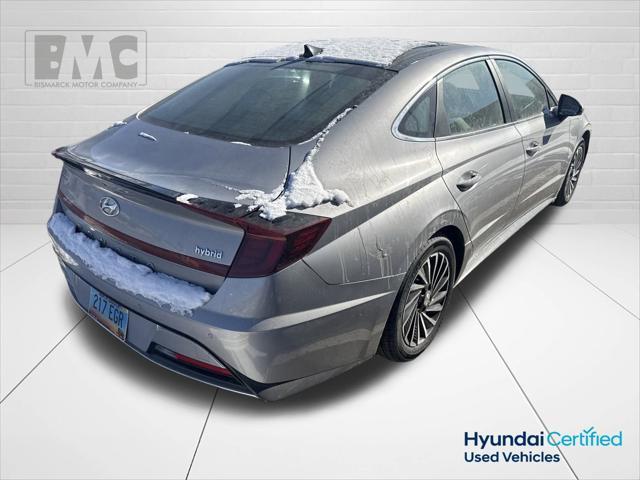 used 2023 Hyundai Sonata Hybrid car, priced at $27,998