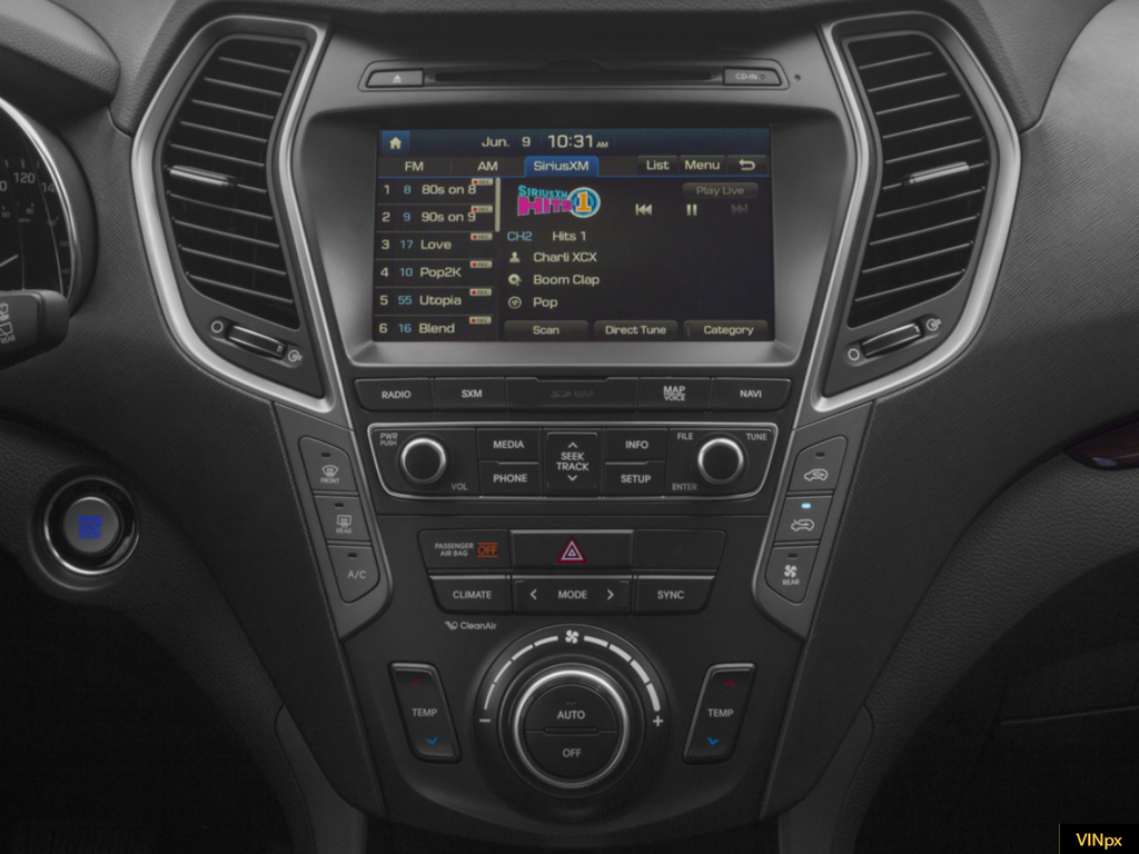 used 2018 Hyundai Santa Fe car, priced at $16,900