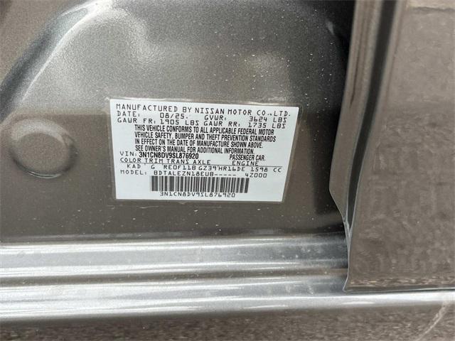 new 2025 Nissan Versa car, priced at $20,424