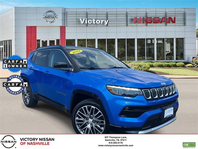 used 2022 Jeep Compass car, priced at $23,469