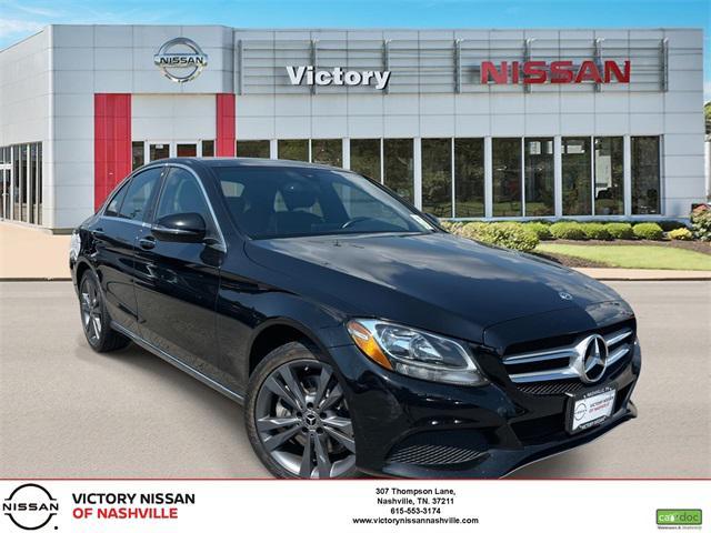 used 2018 Mercedes-Benz C-Class car, priced at $15,182