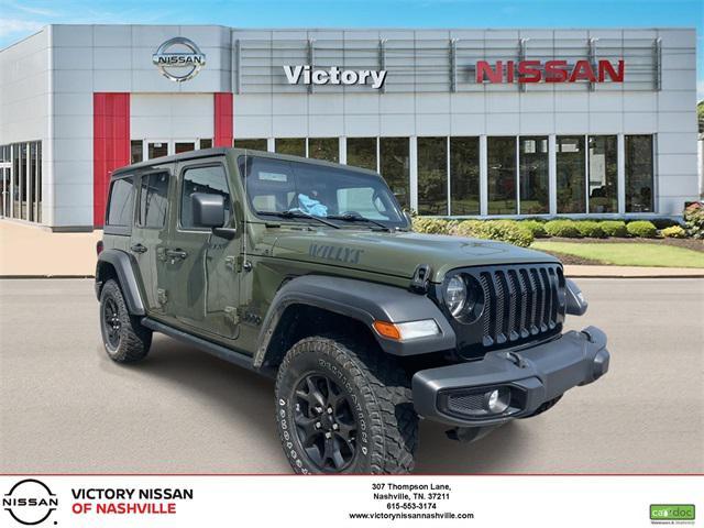 used 2021 Jeep Wrangler car, priced at $29,086
