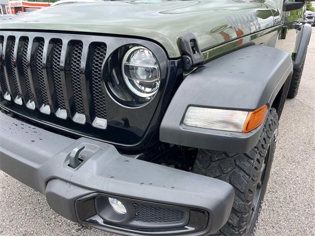 used 2021 Jeep Wrangler car, priced at $27,584