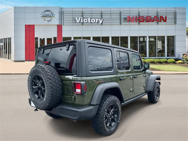 used 2021 Jeep Wrangler car, priced at $27,584
