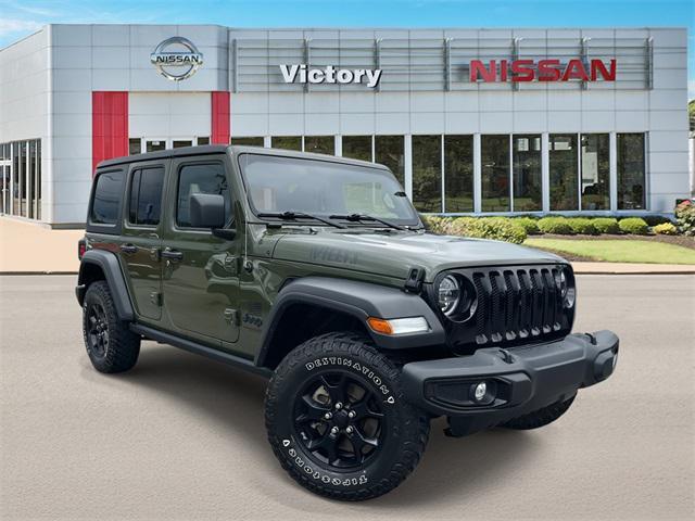 used 2021 Jeep Wrangler car, priced at $29,082