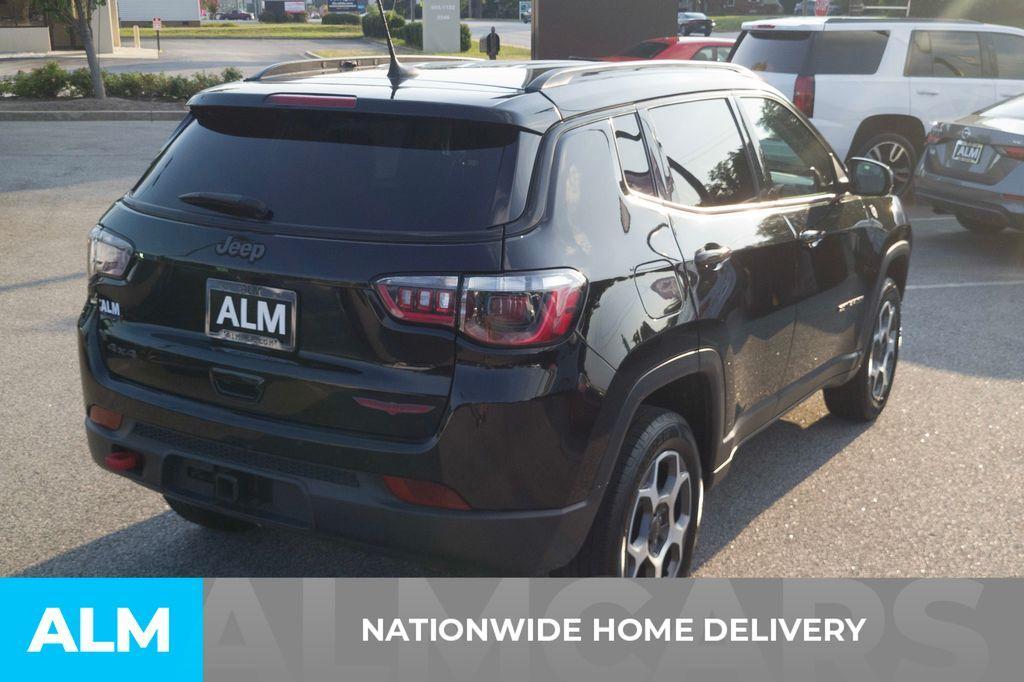 used 2022 Jeep Compass car, priced at $22,420