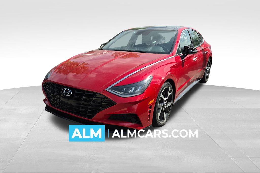 used 2021 Hyundai Sonata car, priced at $18,920