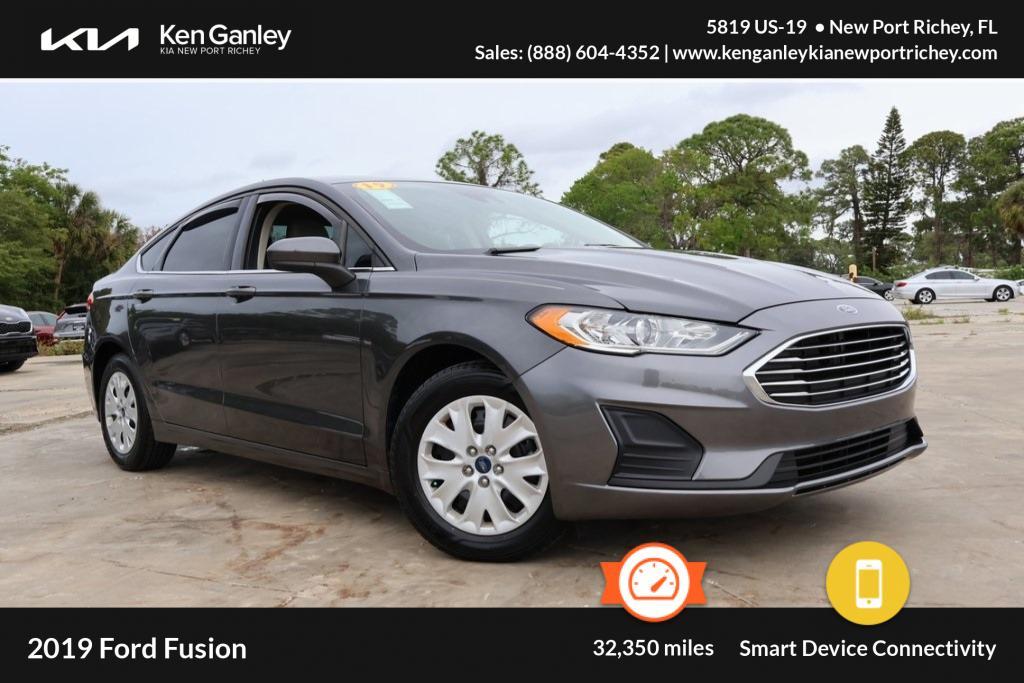 used 2019 Ford Fusion car, priced at $15,721