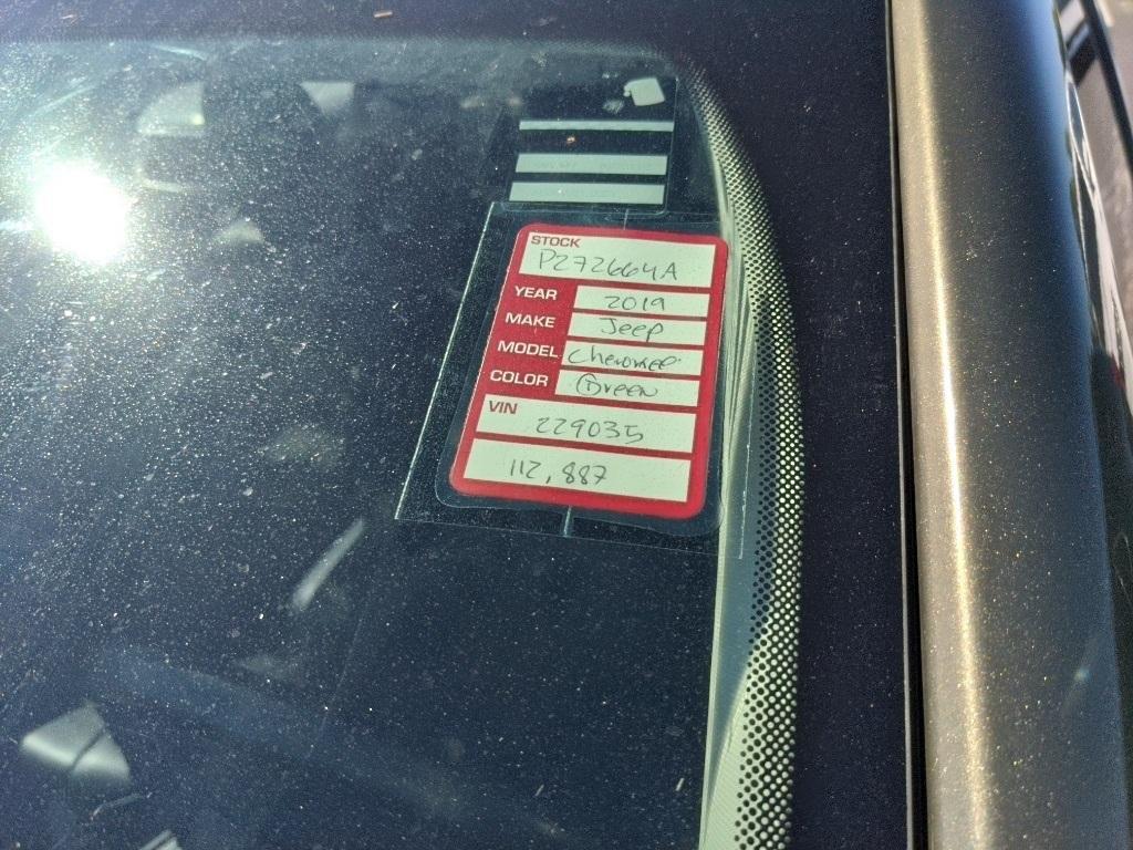 used 2019 Jeep Cherokee car, priced at $11,381