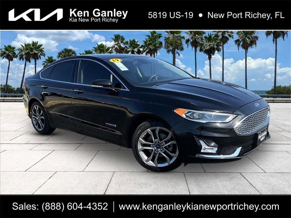 used 2019 Ford Fusion Hybrid car, priced at $18,211