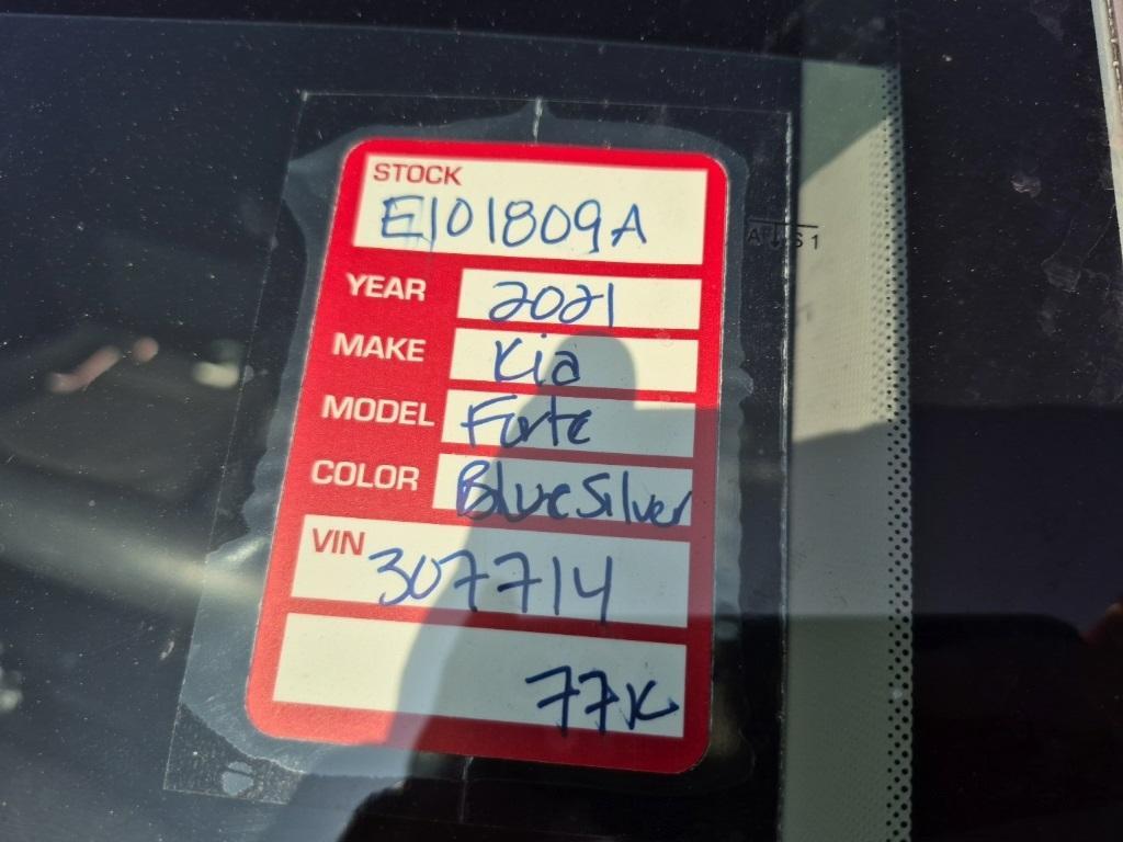 used 2021 Kia Forte car, priced at $12,991