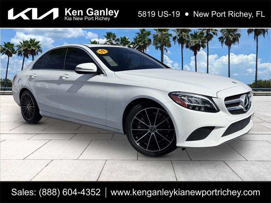 used 2019 Mercedes-Benz C-Class car, priced at $21,991