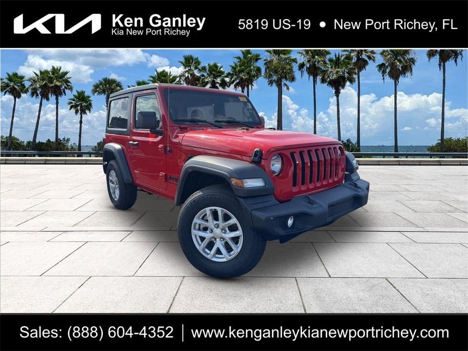 used 2023 Jeep Wrangler car, priced at $29,392