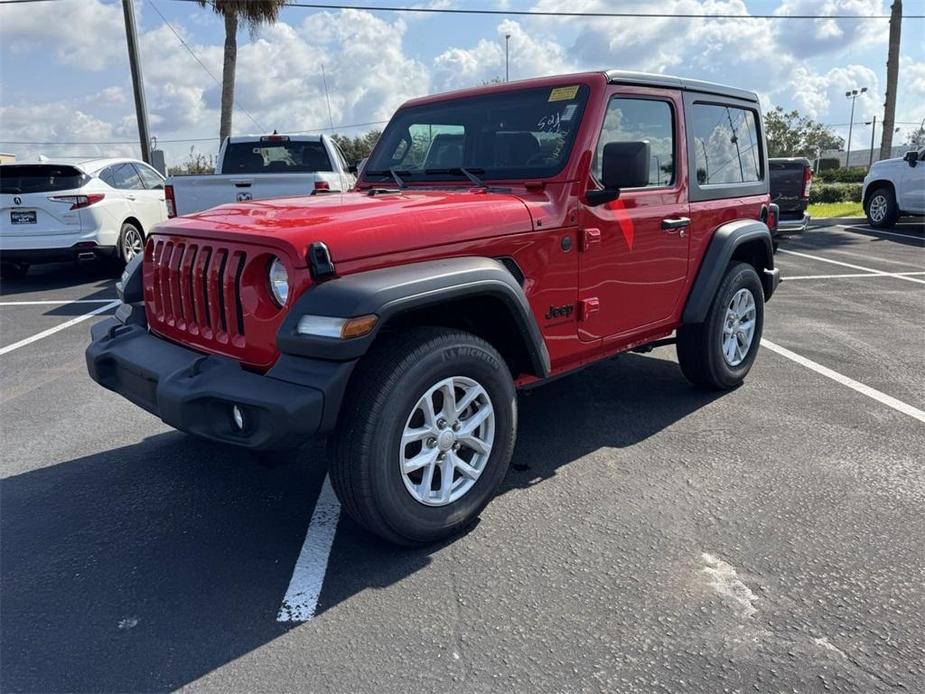 used 2023 Jeep Wrangler car, priced at $29,392