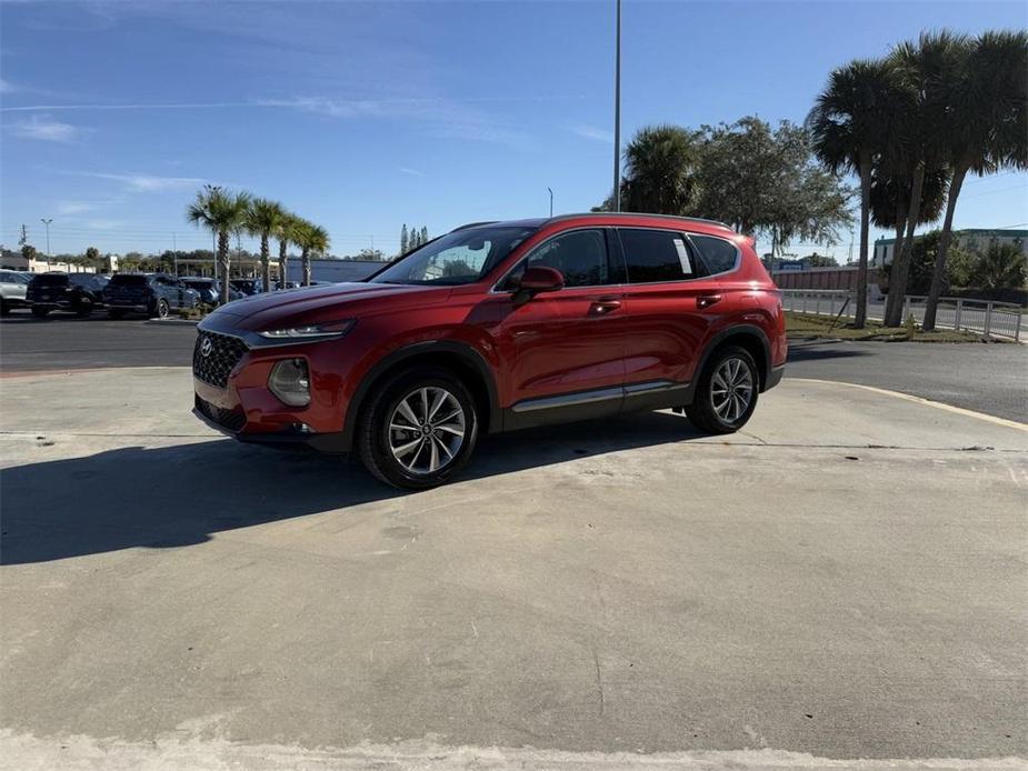 used 2019 Hyundai Santa Fe car, priced at $17,341