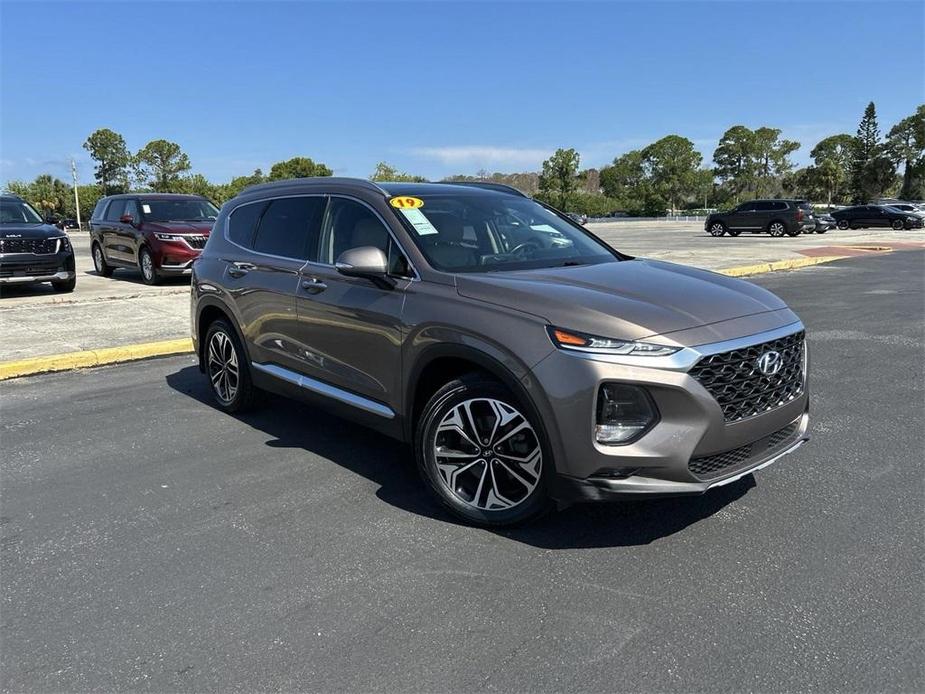 used 2019 Hyundai Santa Fe car, priced at $23,317