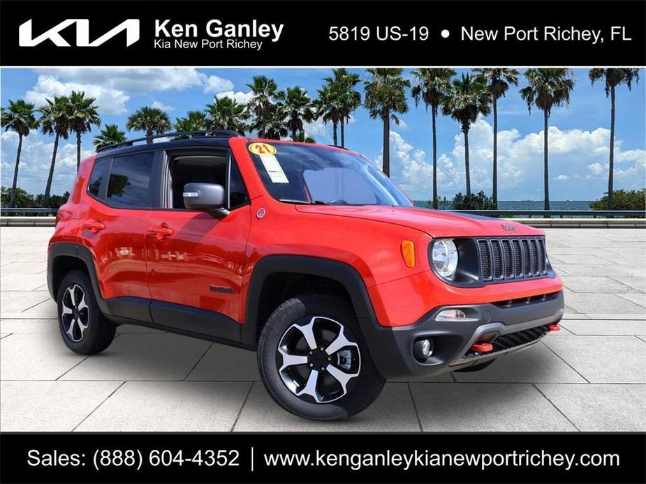 used 2021 Jeep Renegade car, priced at $22,617