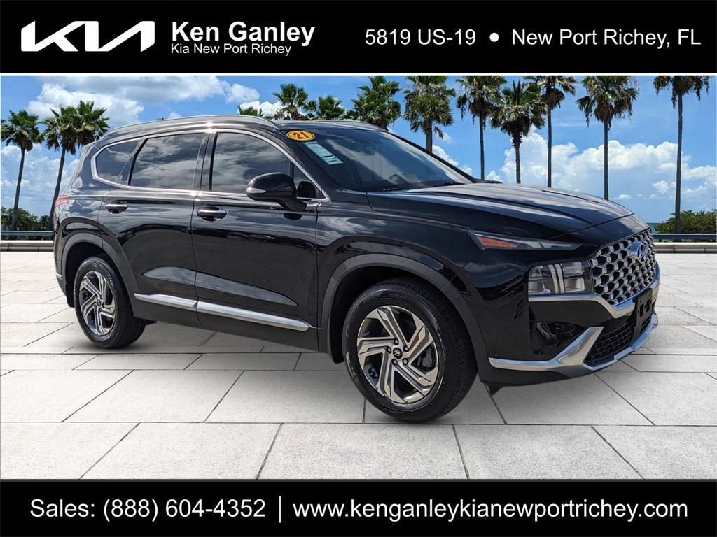 used 2021 Hyundai Santa Fe car, priced at $20,301