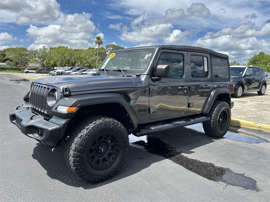 used 2021 Jeep Wrangler Unlimited car, priced at $31,808